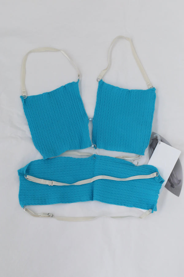 RUI semi-sheer string bikini RSS24SF01 blue